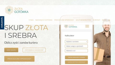Internetowy skup złota - pierwszy w Polsce !
