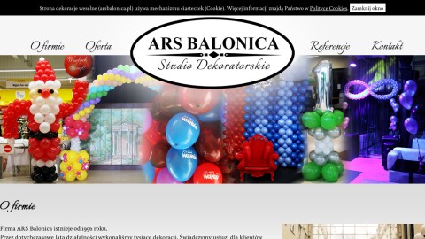 Ars Balonica - Dekoracje weselne, ślubne