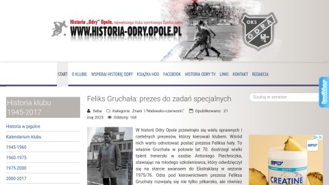 HIstoria Odry Opole - archiwum opolskiej piłki noż