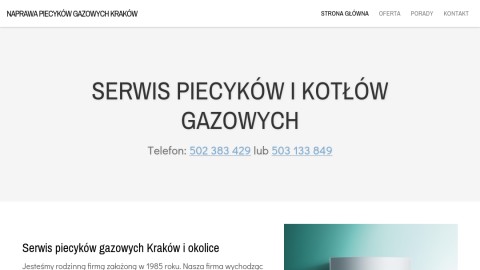 Naprawa kotłów gazowych Kraków